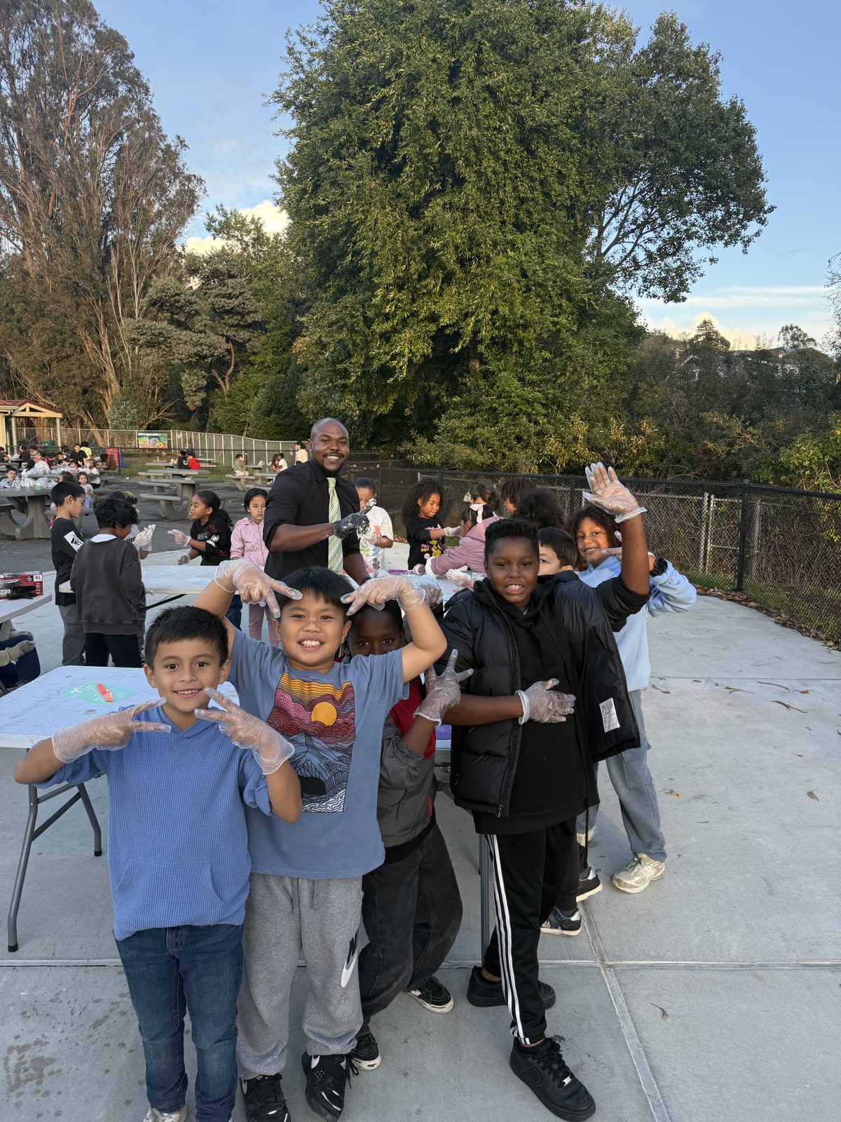 Kids in action at an Our Small World program