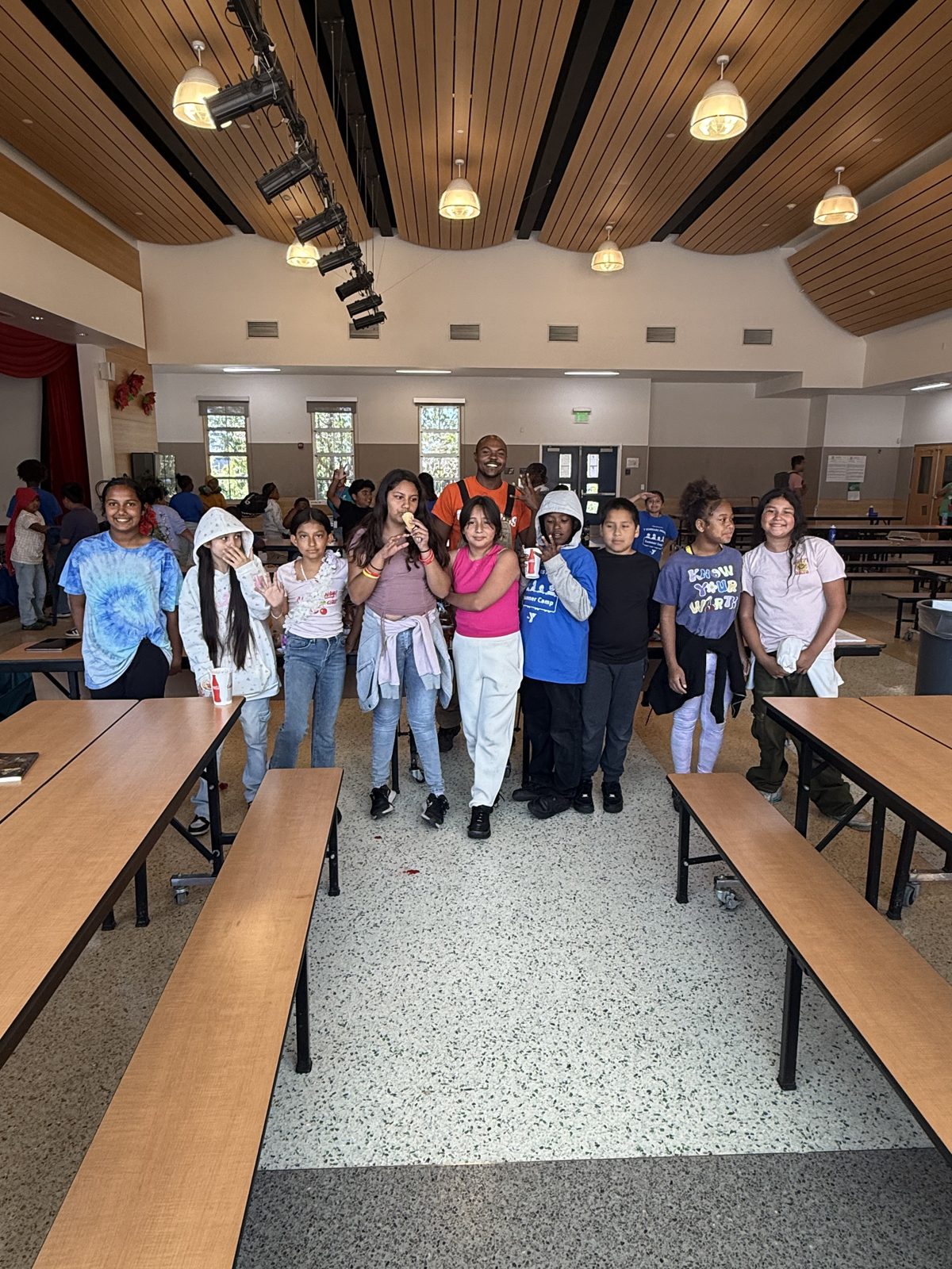 Program day with students and instructor